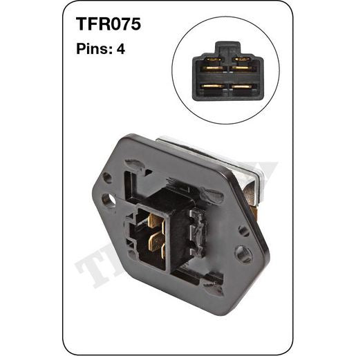 Tridon AC Blower Motor Resistor TFR075