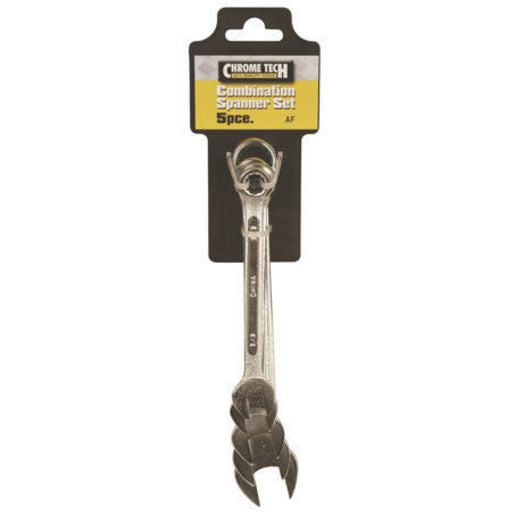 Kincrome Spanner Set A/F 5 Pce 1131C