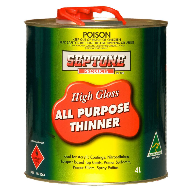 Septone All Purpose Thinner 4L ASAP4