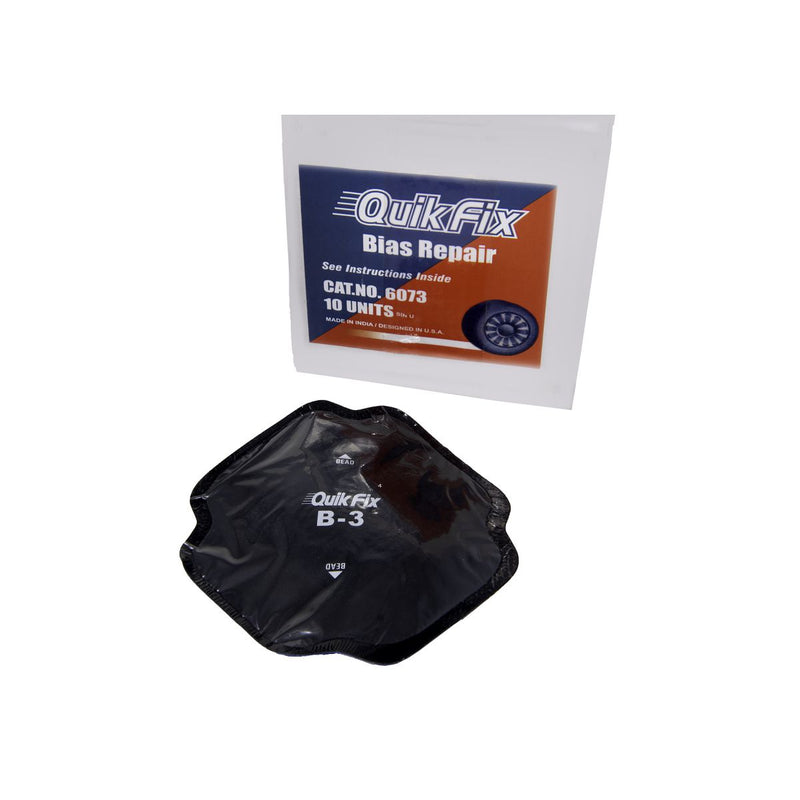 Tech Tire Repair Quik Fix B3 Bias 4 X 4 Bx10 6073