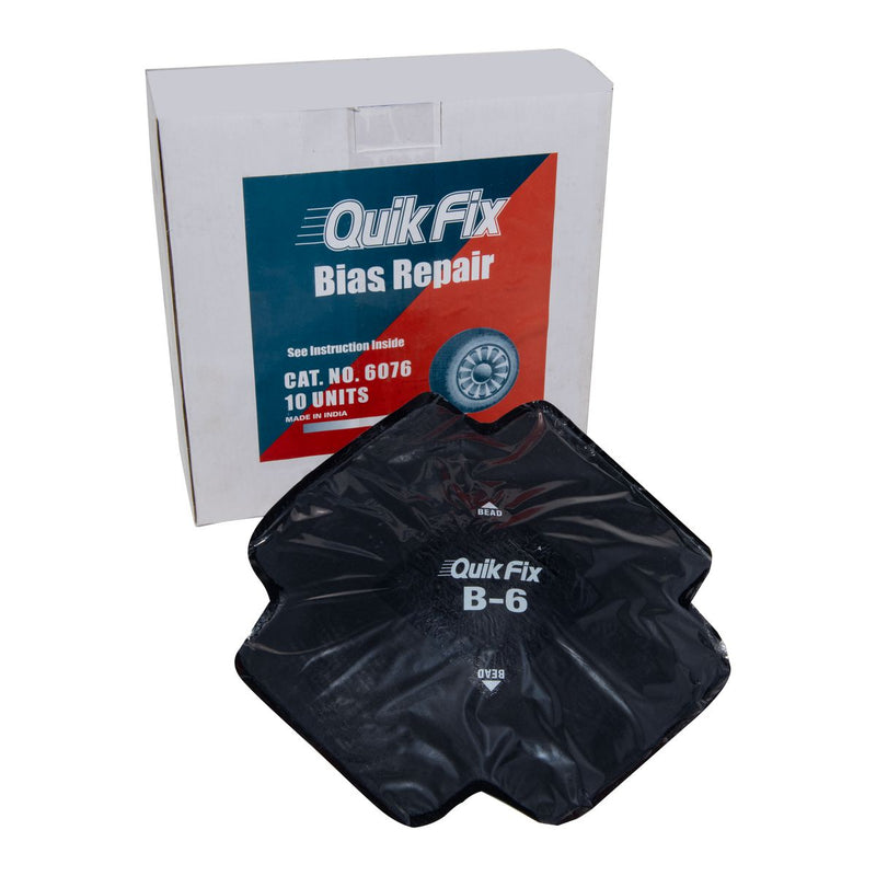 Tech Tire Repair Quik Fix B6 Bias 9.6 X 9.6Bx10 6076