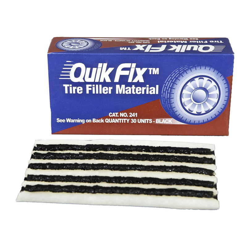 Tech Tire Repair 6(4.5mm)Thn Blk String Repair 241A