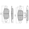 RDA GP Max Brake Pad Set Front RDB2145