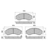 RDA Brakes Extreme Brake Pad Set Front RDX2205SM