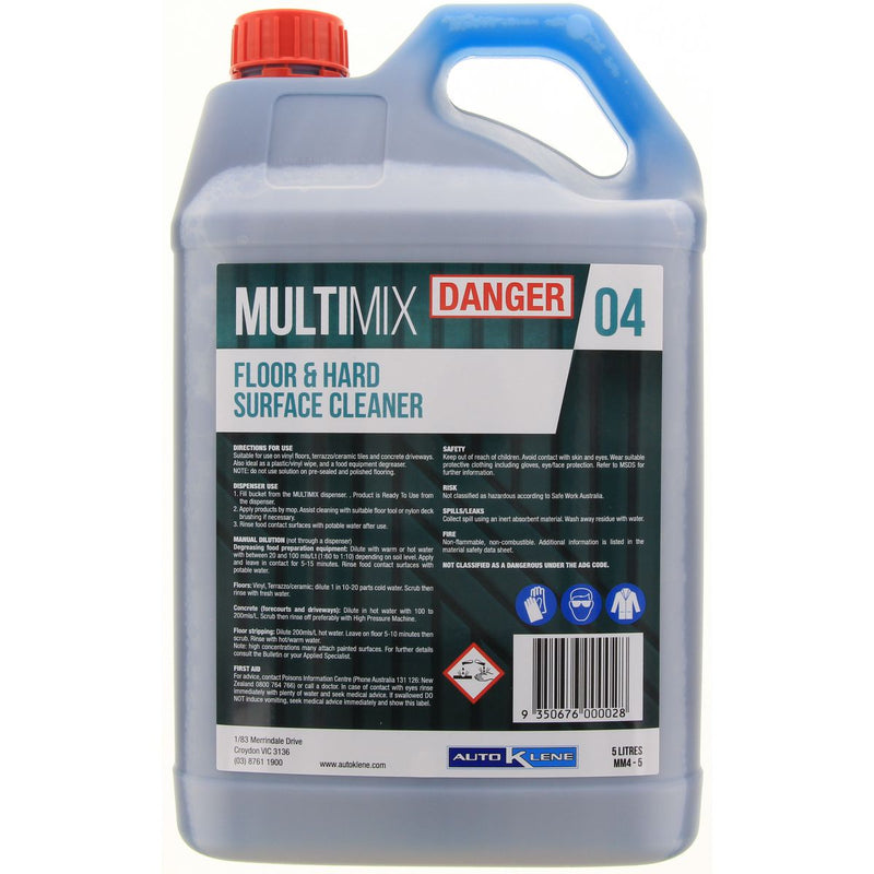 Auto Klene MultiMix 04 Floor & Surf Cleaner 5L MM4-5