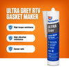 Permatex Ultra Grey Rigid High-Torque Rtv Silicone Gasket