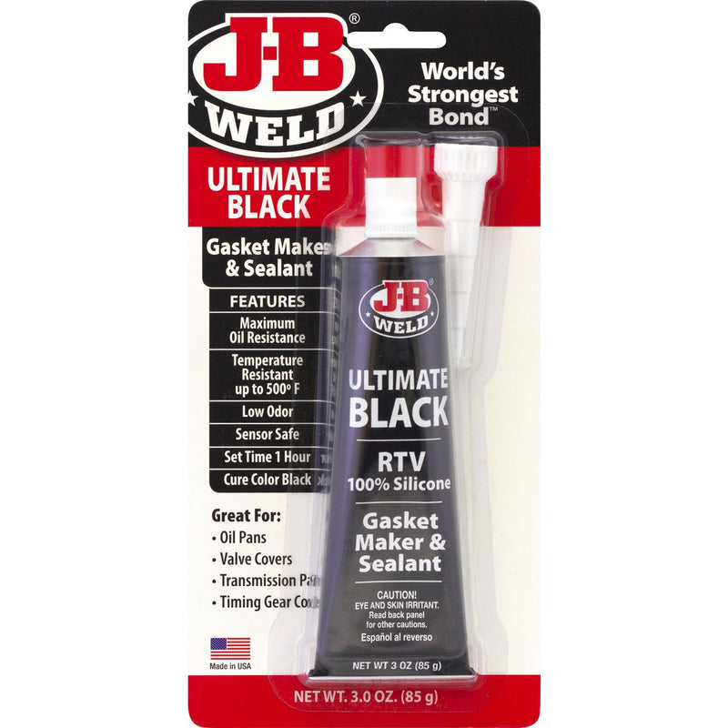 J-B Weld Ultimate Black Silicone Gasket & Sealant 85g