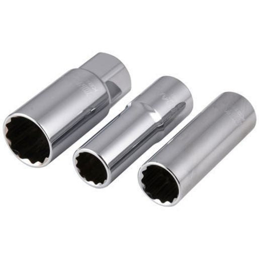 Kincrome Spark Plug Socket Set 3Pc 1/2In Drive K2966