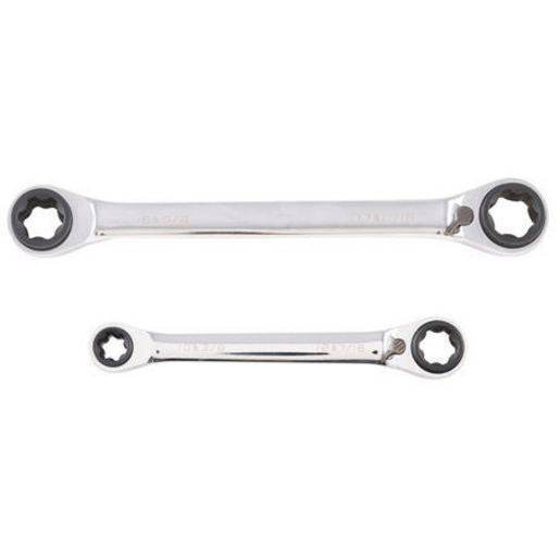 Kincrome 8 In 1 Reversible Gear Spanner Set 2Pc P3008