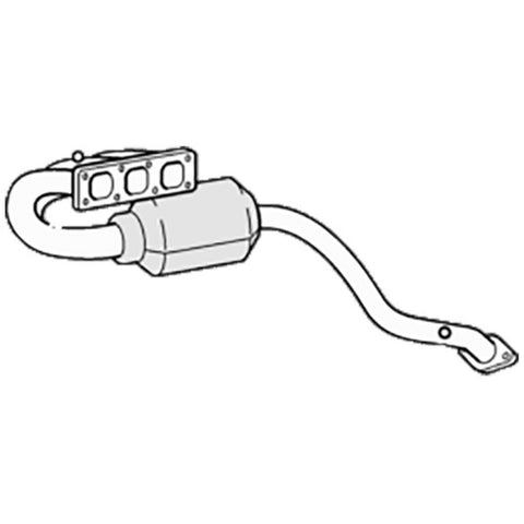 Redback Manifold Catalytic Converter MCV054