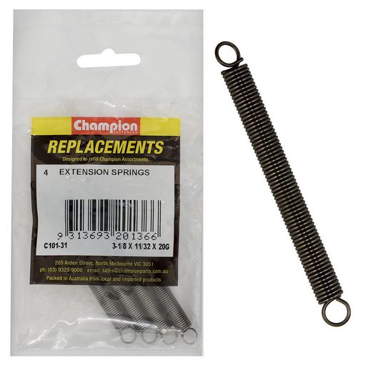 Champion Fasteners Spring Extension 78 x 9 x 0.9mm Refill