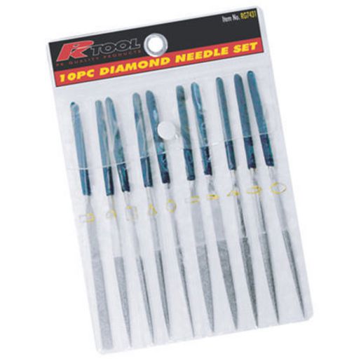 Pro-Kit Minature Diamond File Set 10Pc RG7431