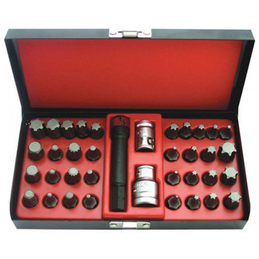 SP Tools Bit Set 3/8 & 1/2Dr 37Pc Professional