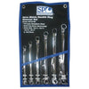SP Tools Spanner Set Ring 45 Degree Offset Metric 6Pc
