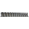 SP Tools Socket Rail 1/2"Dr 12PT 12Pc Metric