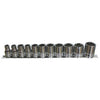 SP Tools Socket Rail 1/2"Dr 12PT 11Pc SAE
