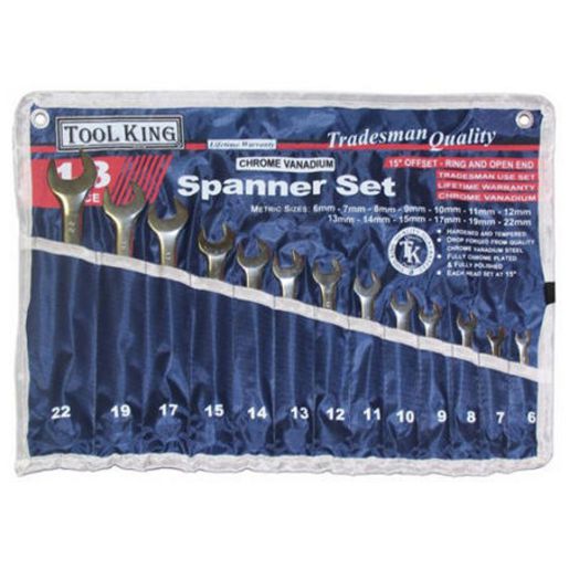 Mocare Australia Spanner Set 13Pce Metric TKSP13MCV