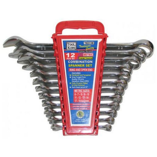 Mocare Australia Tool King Spanner Set 12Pce Metri TKCS12M