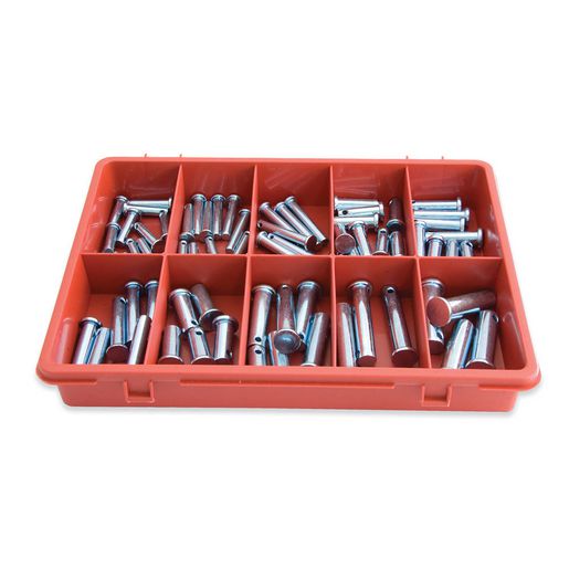 Jamec Pem Trade Flame Assortment Clevis Pins 72 Pieces