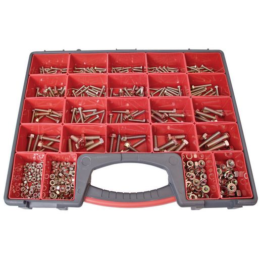 Jamec Pem Assortment Hexagon Flange Bolts And Nuts Set