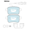 Bendix Euro Brake Pad Set Rear DB2344 Euro+