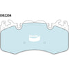 Bendix Euro Brake Pad Set Front DB2204 Euro+