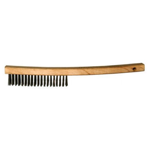 Tech International Wire Hand Brush 4 Row Stainless Steel