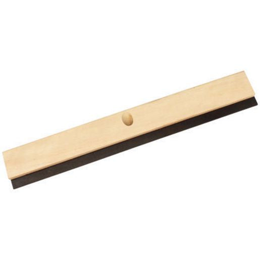 Dis Co Squeegee Floor Wooden 600mm W/-O Handle REDFWS600