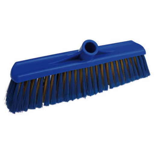 Dis Co Broom Stiff Poly Centre 355mm 14In (Handle To Suit