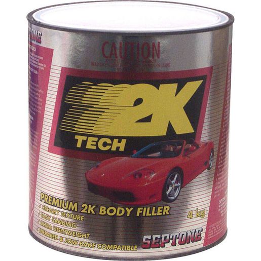 Septone 2K Tech Body Filler 4Kg AB2T4