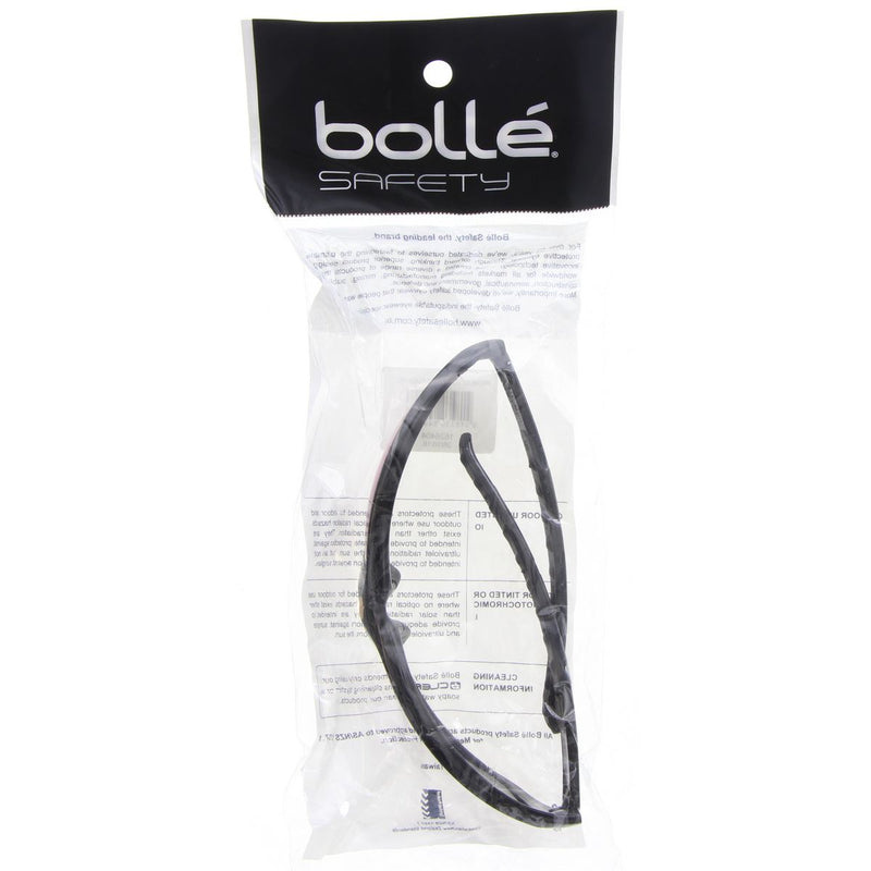Bolle Aust Prowler Safety Glasses Black Frame Clear Lens