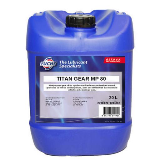 Fuchs Titan MP SAE 80 Gear Oil 20L 2798020