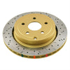 DBA HD 4000 Drilled Slotted Brake Rotor Single 348mm