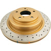 DBA HD 4000 Drilled Slotted Brake Rotor Pair 290mm Rear