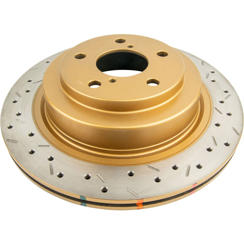 DBA HD 4000 Drilled Slotted Brake Rotor Pair 290mm Rear