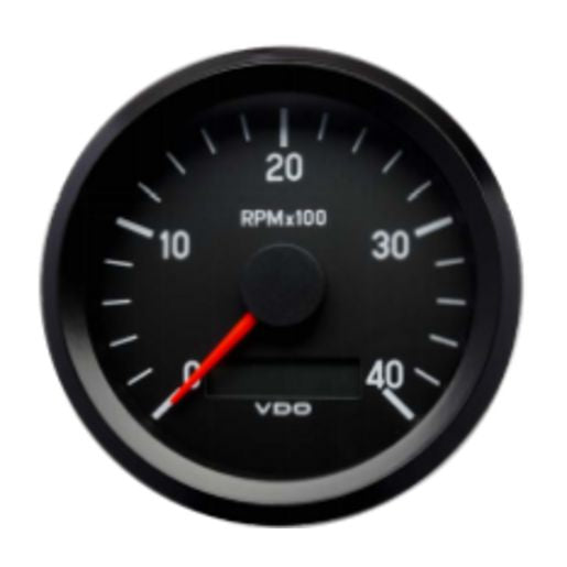 VDO Tachourmeter Electric With Lcd Hourmeter 12V 0 - 4000