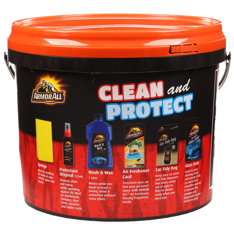 Armor All Clean And Protect Gift Bucket - 7 piece