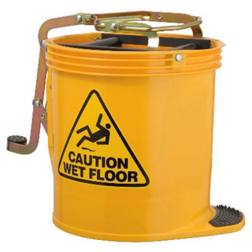 Oates Contractor Wringer Bucket Yellow 15L 165429