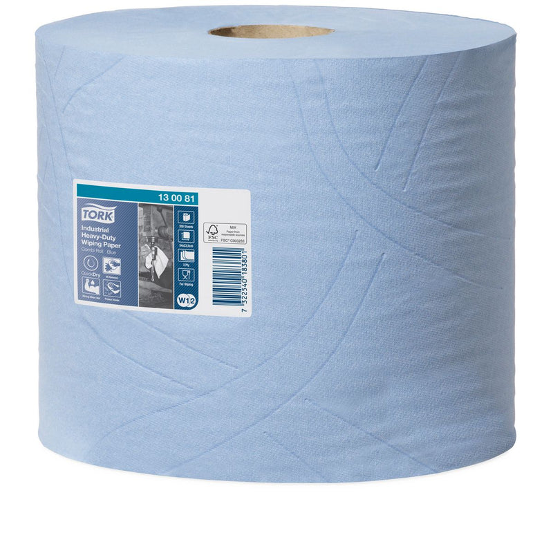 Sca Hd Ind Wiping Paper 3Ply Blue 130081