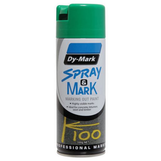 Dy-Mark Spray & Mark Marking Paint Green Aerosol Spray