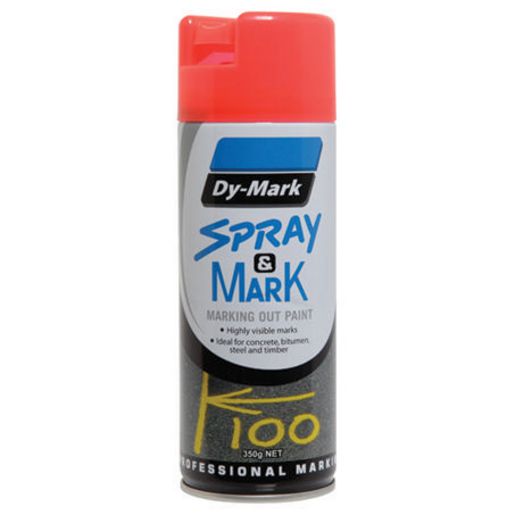 Dy-Mark Dymark Spray Fluro Red 350G 40013522