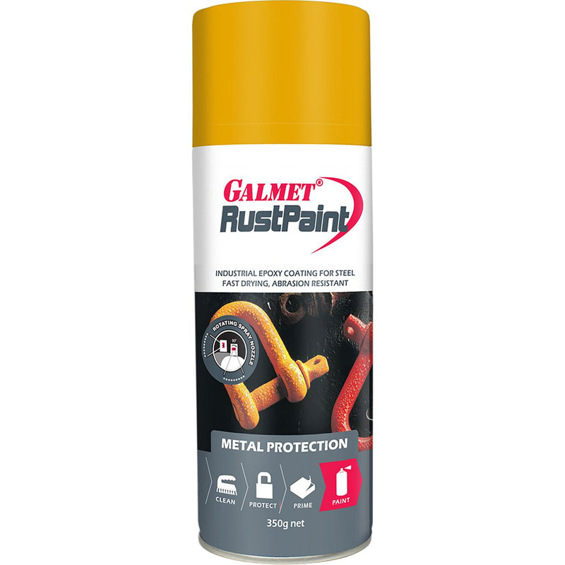 Galmet (Itw) Spray Paint Rust Golden Yellow 350Gm Galmet