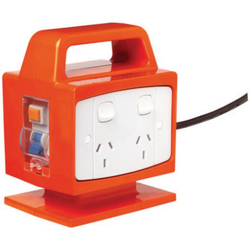 Arlec Portable Power Block Safety Switch 4 Outlets 240V