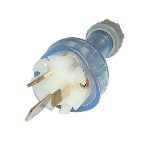 C N W Plug 240V 10Amp 3Pin Clear 439 439STR