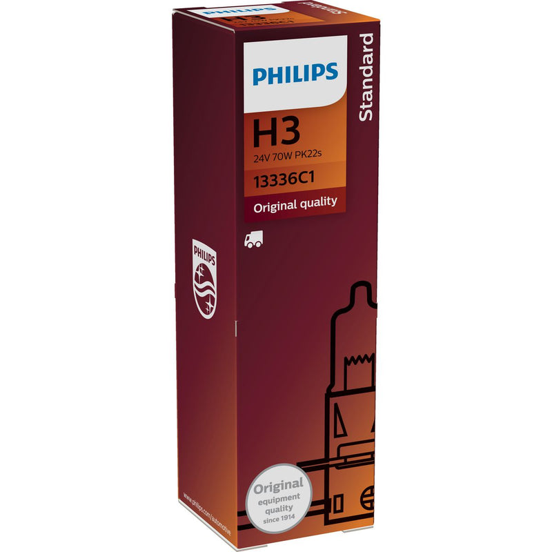 Philips H3 Globe 24V 70W Standard - 1 Pce 13336