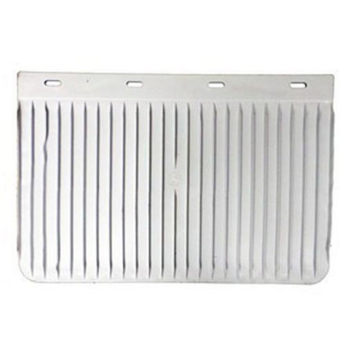 Maxiparts Mud Flap 15 X 24 Ribbed White CA5593