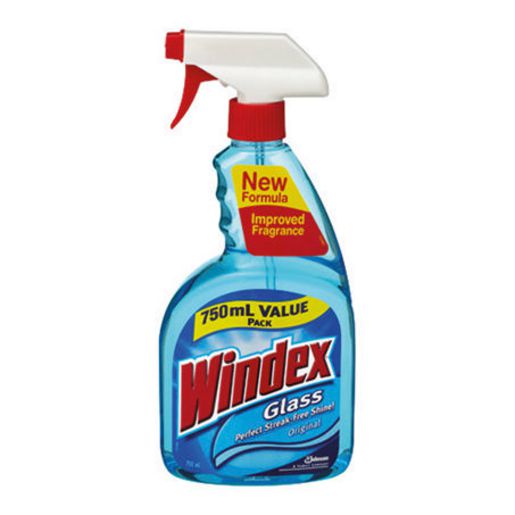 Windex Glass Cleaner 750ml Blue 318217