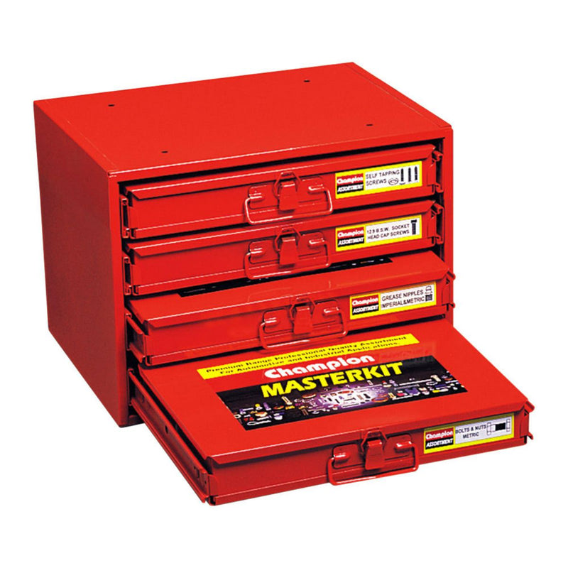 Champion Fasteners Master Kit Cabinet 4 Drawer CSD4