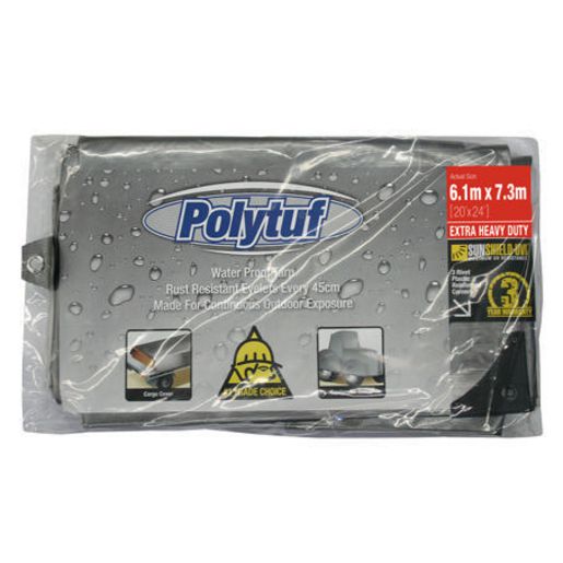 Mayo Hardware Tarp Silver/Black 20Ft X 30Ft SB2030