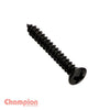 Champion Black Screw Self Tapp Panhead Phillips 4.2 x